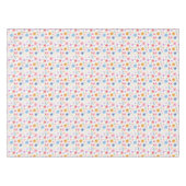 Lila Blau Rosa Boho Wildblume Tischdecke (Vorderseite (Horizontal))