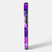 Lila, blau, rosa Marmorflüssigkeit Kunst Case-Mate iPhone Hülle (Rückseite / Links)