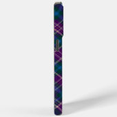 Lila, blau und grün Kariert Case-Mate iPhone Hülle (Rückseite / Rechts)