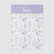 Lila Blaue Aquarell-Wildblume