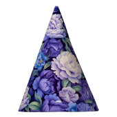 Lila-blaue Blume Partyhütchen (Rechts)
