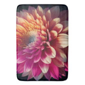 Lila-blaue Dahlia-Blume Badematte (Vorderseite Vertikal)