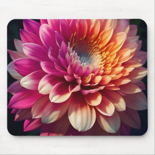 Lila-blaue Dahlia-Blume Mousepad