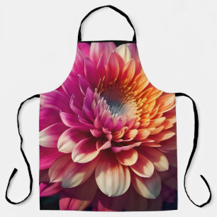 Lila-blaue Dahlia-Blume Schürze