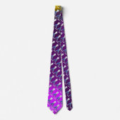 LILA BLAUE GOLFER, GOLFSPIELER KRAWATTE (Vorderseite)