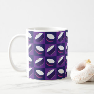 Lila Blaue Kochschüssel Küche Kaffeetasse