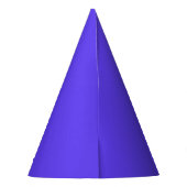 Lila-blaue Partyhut (Rückseite)