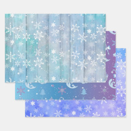 LILA BLAUE PINK FERIENWOHNUNGEN GESCHENKPAPIER SET