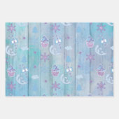 LILA BLAUE PINK FERIENWOHNUNGEN GESCHENKPAPIER SET (Vorderseite 2)