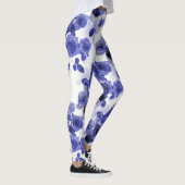 Lila blaue Rose Leggings (Rechts)