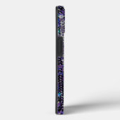 Lila blaue Sequenzen | Funkmuster Case-Mate iPhone Hülle (Rückseite / Rechts)