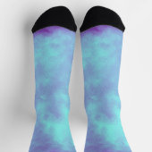 Lila-blaue Sturmwolke Socken (Oben)