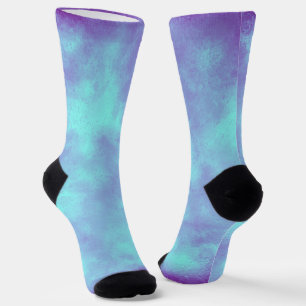 Lila-blaue Sturmwolke Socken