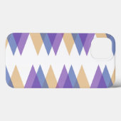 Lila, blaue und gelbe Dreiecke Case-Mate-iPhone Case-Mate iPhone Hülle (Rückseite (Horizontal))