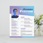 Lila blaue Wiederaufnahme (Vorlage) (Stehend Vorderseite)