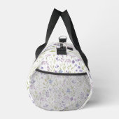 Lila Blaue Wildblume Duffle Bag (Rechts)