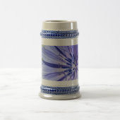lila-blaue Zichorie Bierglas (Mittel)