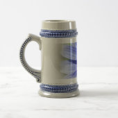 lila-blaue Zichorie Bierglas (Links)