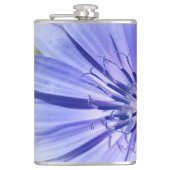 lila-blaue Zichorie Flachmann (Vorderseite)