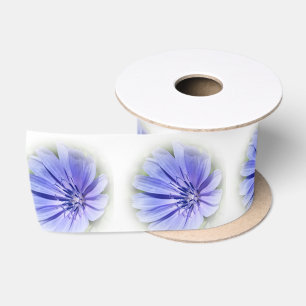 lila-blaue Zichorie Satinband