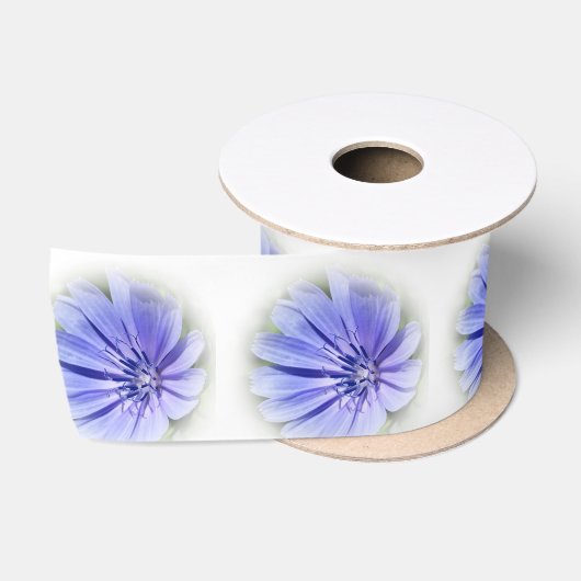 lila-blaue Zichorie Satinband (Spule)
