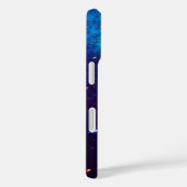 Lila BLAUENSCHALTFLÄCHE IN GOLDGLITZERN Case-Mate iPhone Hülle (Rückseite / Rechts)