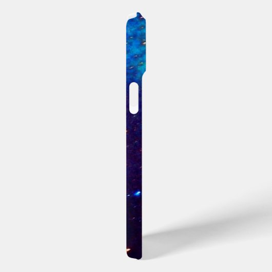 Lila BLAUENSCHALTFLÄCHE IN GOLDGLITZERN Case-Mate iPhone Hülle (Rückseite / Rechts)