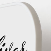 Lila blauer Diagonalstreifen Pickleball Schläger (Linke Seite)