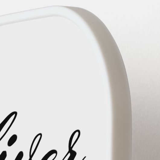 Lila blauer Diagonalstreifen Pickleball Schläger (Linke Seite)