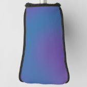 Lila Blauer Farbverlauf Golf Headcover (Rotieren 90)