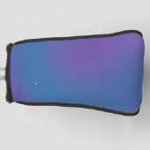 Lila Blauer Farbverlauf Golf Headcover (Vorderseite)