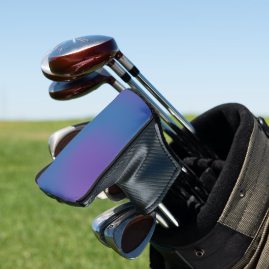 Lila Blauer Farbverlauf Golf Headcover (In Situ)