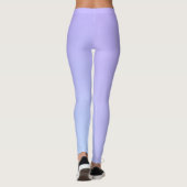 Lila-Blauer Farbverlauf Leggings (Rückseite)