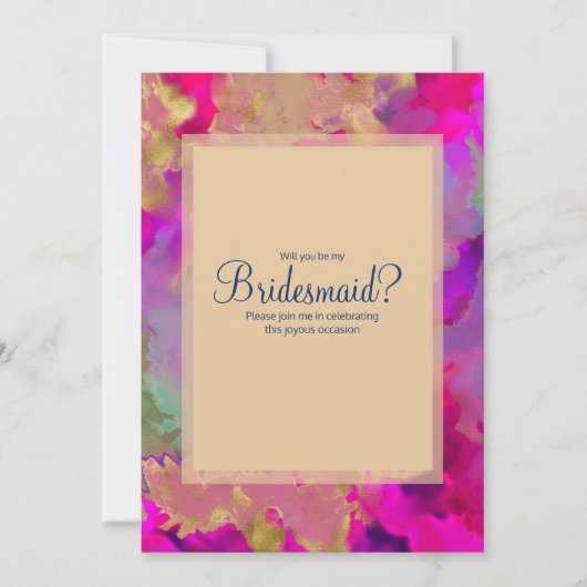 Lila, blauer, lila Marmor in den Einladungen (Vorderseite)