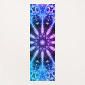Lila blauer Mandala Yogamatte (Vorderseite)