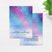 Lila blauer Nebelgalaxie-Glitzer (Schreibtisch)