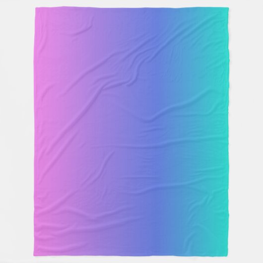 Lila, blauer und grüner Hintergrund Fleecedecke (Vorderseite)