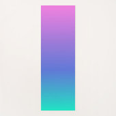 Lila, blauer und grüner Hintergrund Yogamatte (Vorderseite)