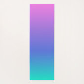 Lila, blauer und grüner Hintergrund Yogamatte (Rückseite)