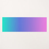 Lila, blauer und grüner Hintergrund Yogamatte (Vorderseite (Horizontal))