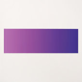 Lila blauer Verlauf Yogamatte (Vorderseite (Horizontal))