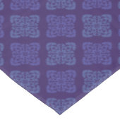 Lila-blaues Damaskus-Muster Tischdecke (Schrägansicht)