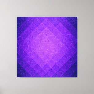Lila blaues Diamant Nahtloses Muster Leinwanddruck