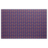 Lila blaues Folkloremuseum Blume Gemütliches & rus Stoff (Fat Quarter (45,7 x 55,9 cm))