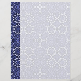Lila blaues Kaleidoskop-Muster