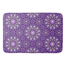 Lila Blaues Kaleidoskop Pinwheel Mandala Muster