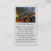 Lila blaues Orange im Erinnerungsgedächtnis Visitenkarte (Vorderseite)