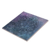 Lila Blaues Pendel Fliese (Seite)