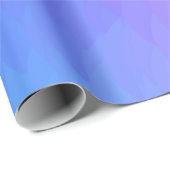 Lila blaues rosa ombre Flammen-Verpackungspapier Geschenkpapier (Rolleneckpunkt)