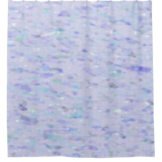 Lila blaues Wasser Duschvorhang (Vorderseite)